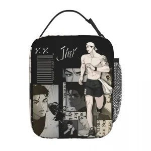 Joo Jaekyung Vl Insulated Lunch Bag Cooler Bag Lunch Container Portable Tote Lunch Box for Men Women Office Travel